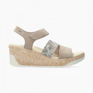 Women Mephisto Gianna Wedge Sandals | ZKE975302