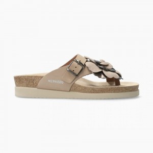 Women Mephisto Helen Flower Cork Sandals | LDX514607