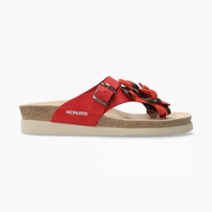 Women Mephisto Helen Flower Cork Sandals | DHS530867