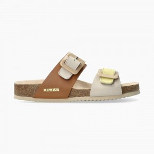 Women Mephisto Madison Cork Sandals | YPT687502