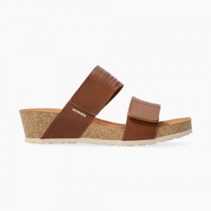 Women Mephisto Raquel Cork Sandals | HLN175329