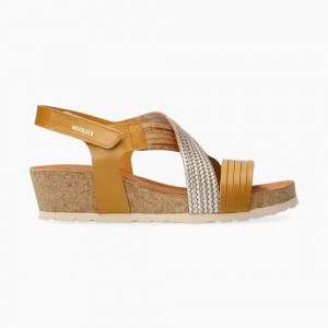 Women Mephisto Renza Cork Sandals | MTQ749518