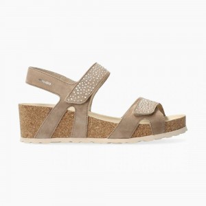 Women Mephisto Vic Spark Cork Sandals | GVI496851