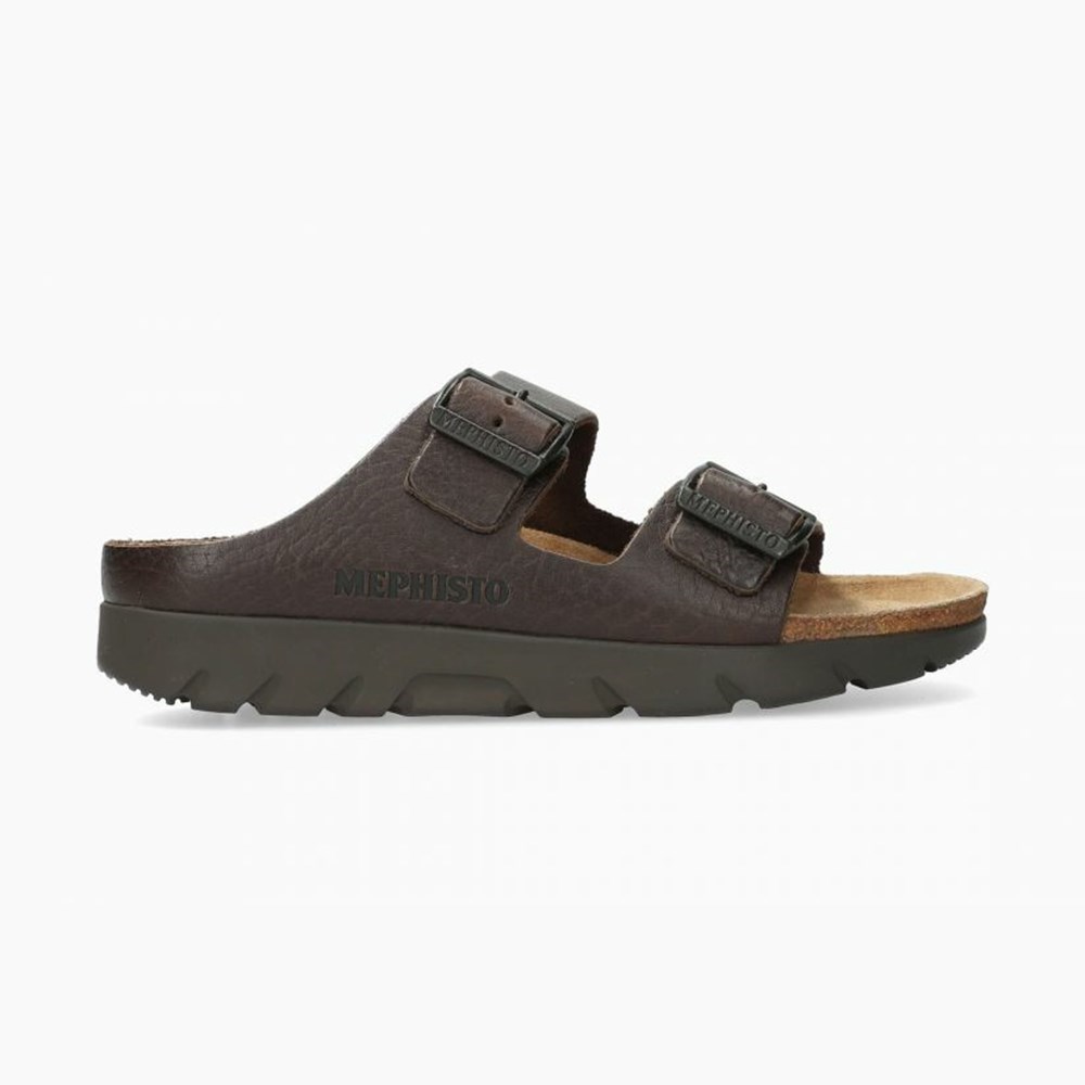 Men Mephisto Zonder Cork Sandals | TJB987304