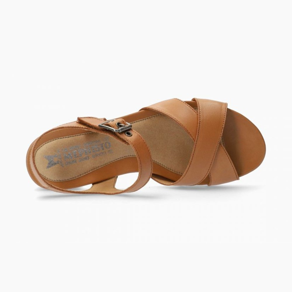 Women Mephisto Beline Wedge Sandals | XPA980521