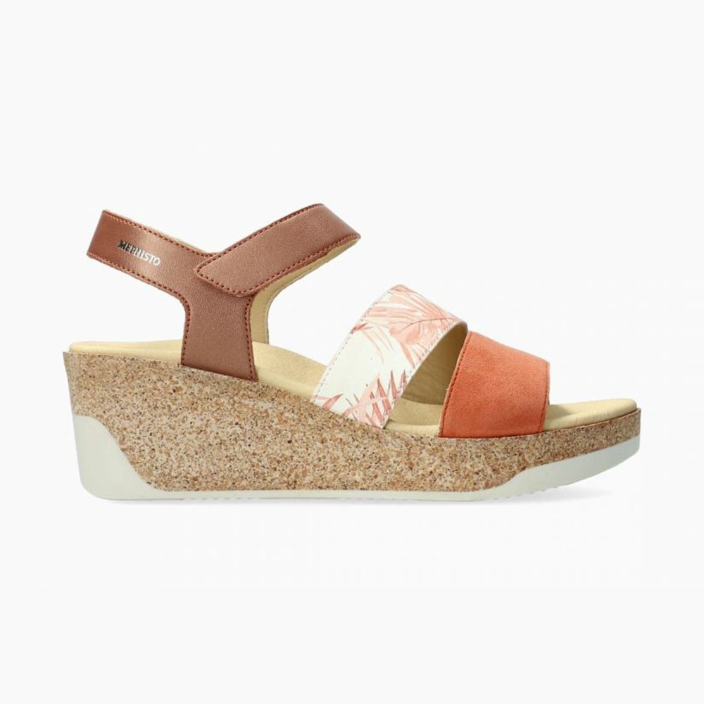 Women Mephisto Gianna Wedge Sandals | ECG428769