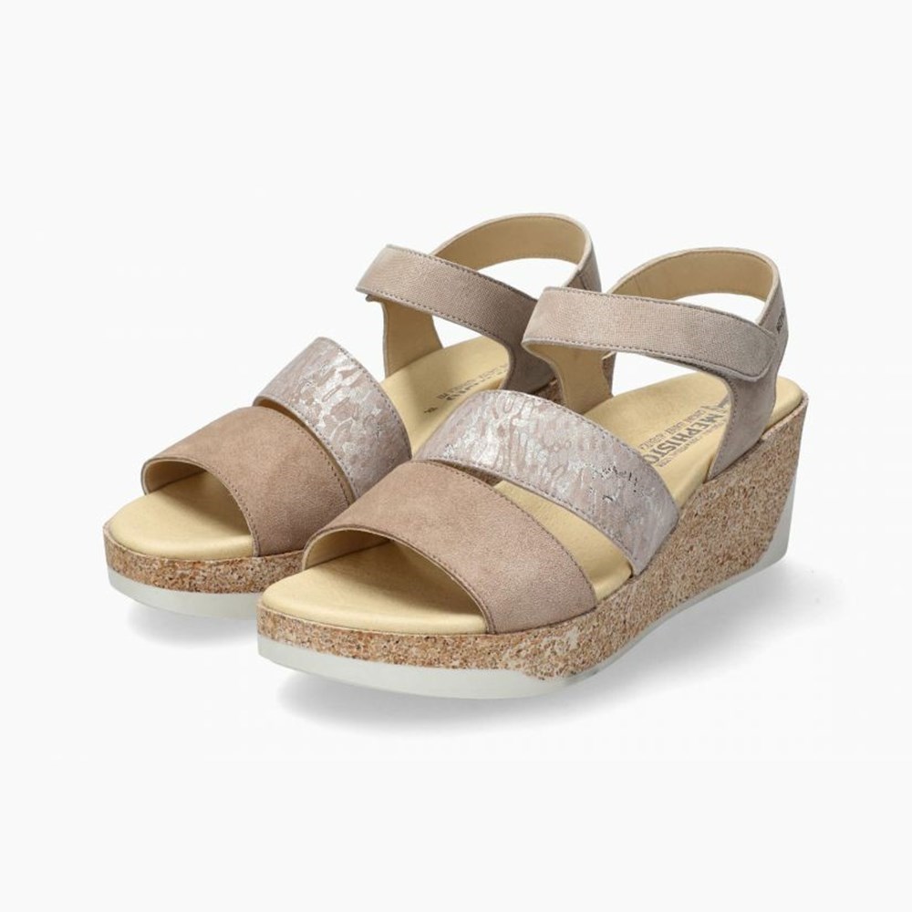 Women Mephisto Gianna Wedge Sandals | YAB706934