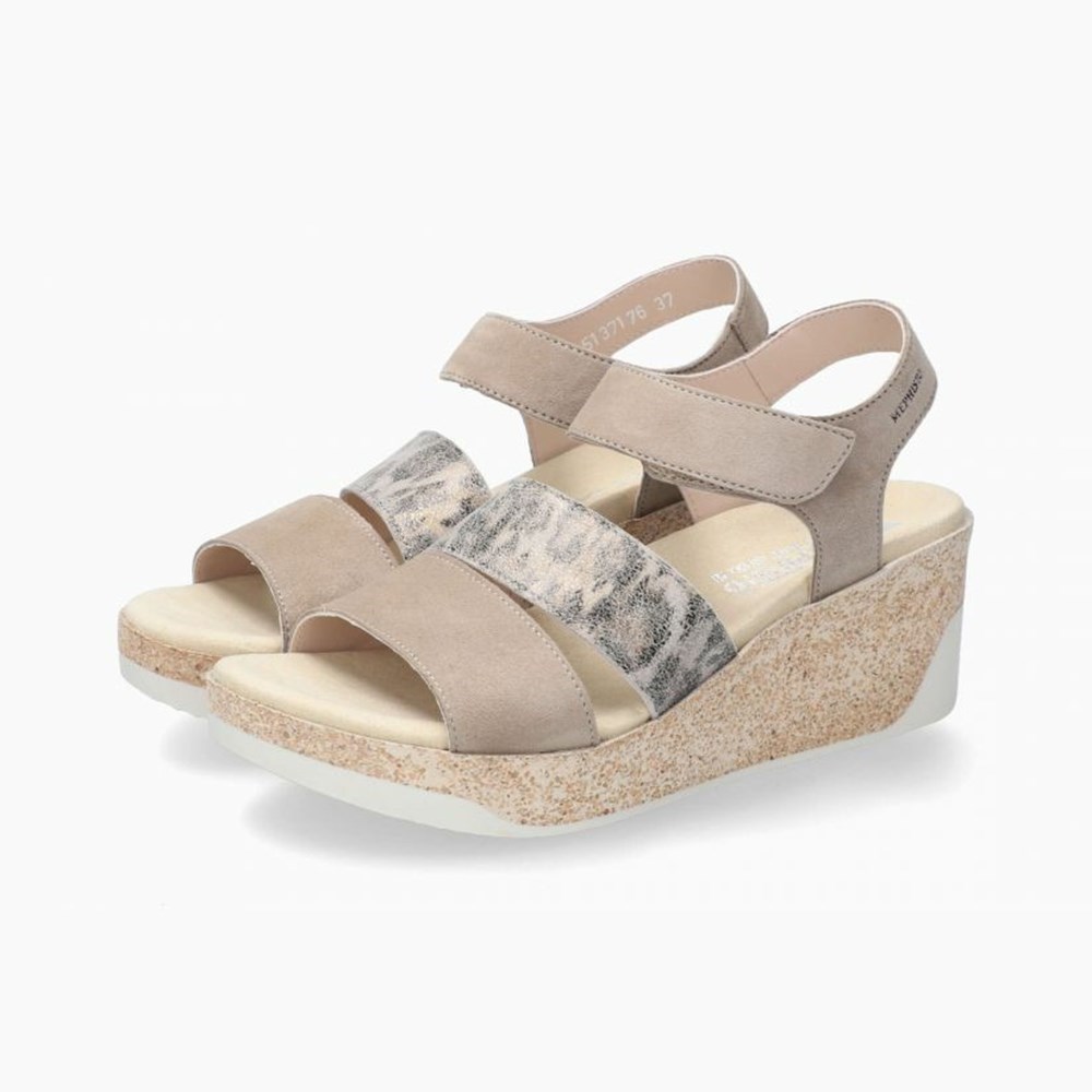 Women Mephisto Gianna Wedge Sandals | ZKE975302