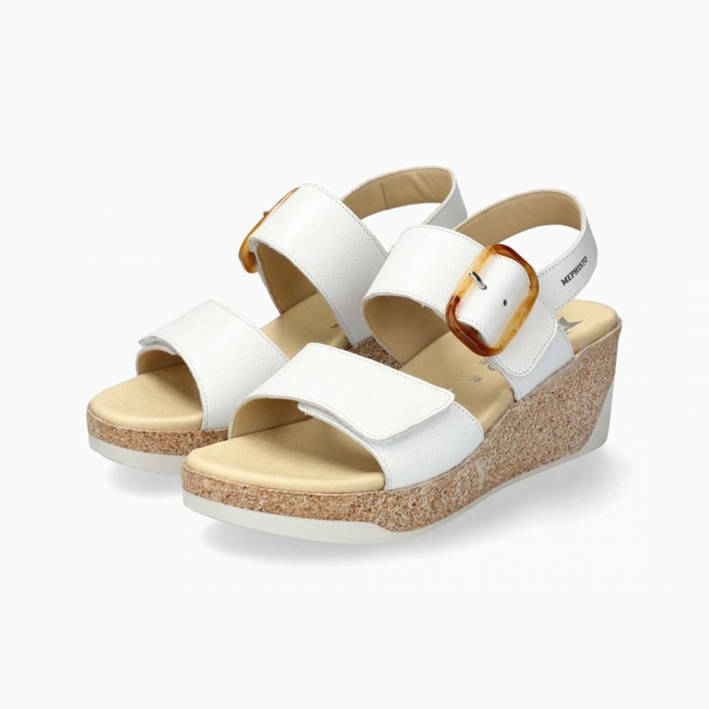 Women Mephisto Giulia Wedge Sandals | GBQ153207