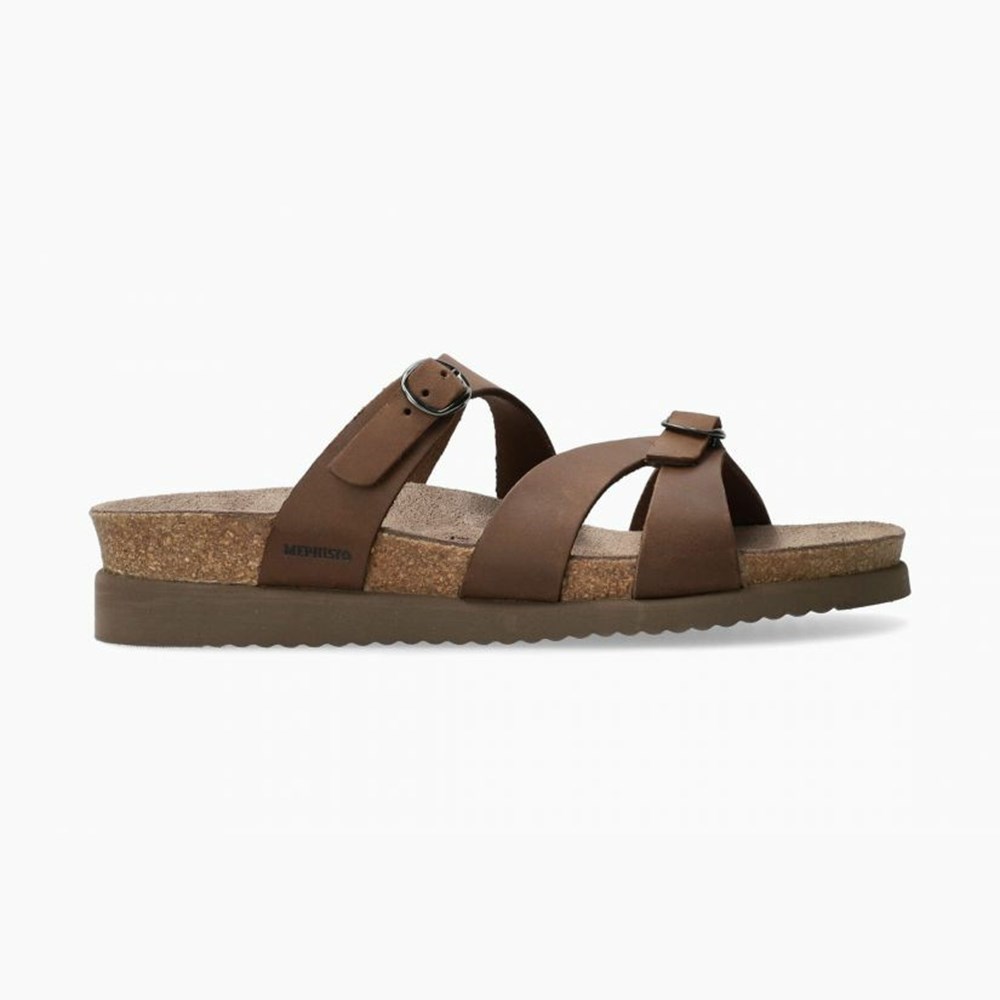 Women Mephisto Hannel Cork Sandals | IHT024163