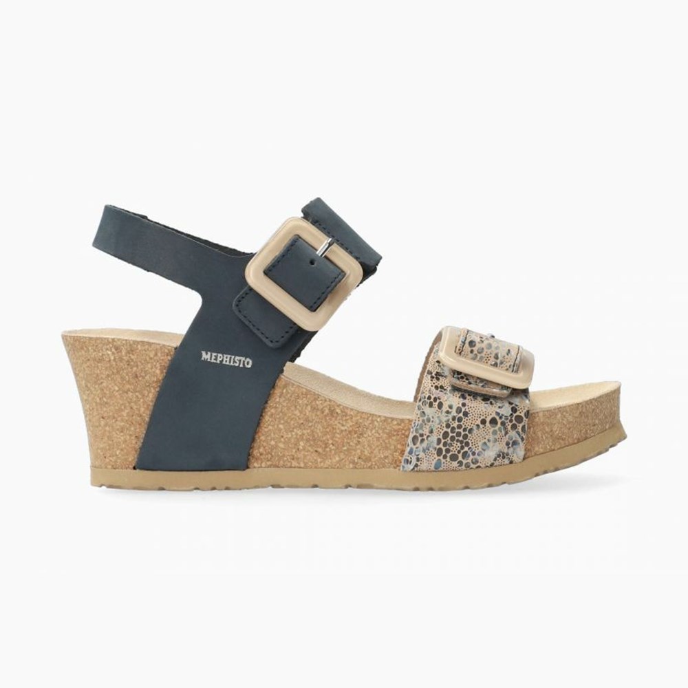 Women Mephisto Lissia Cork Sandals | AIW648051