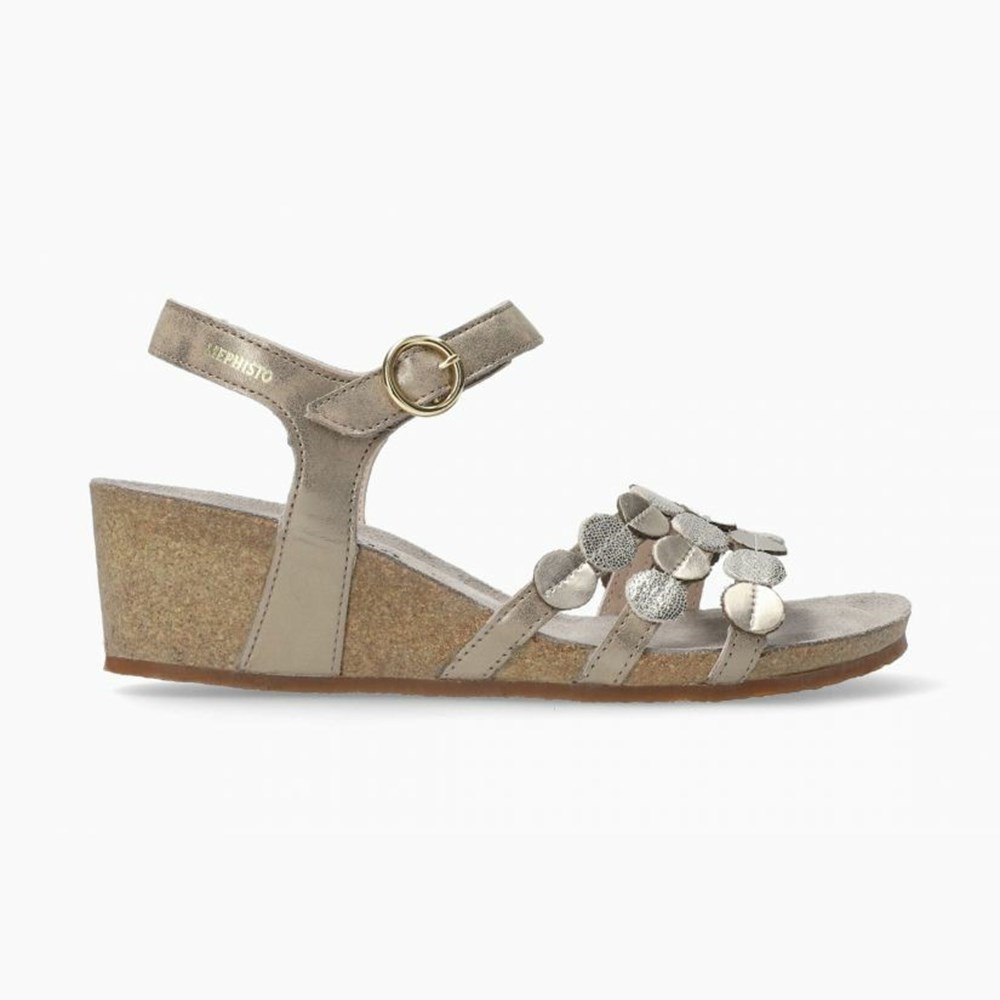 Women Mephisto Matilde Cork Sandals | DGW123859