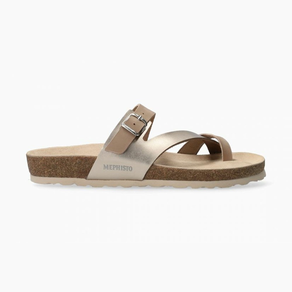 Women Mephisto Nalia Cork Sandals | IMG935064